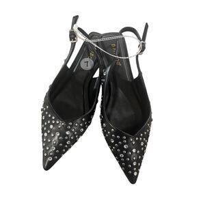 NEW Bamboo Open Heel Pointy Toe Flats Size 7 Women's!